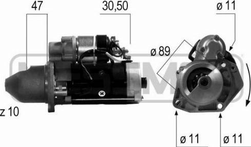 Messmer 220512A - Starter autospares.lv