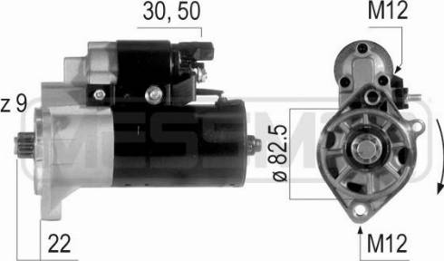 Messmer 220581A - Starter autospares.lv