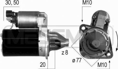 Messmer 220537 - Starter autospares.lv