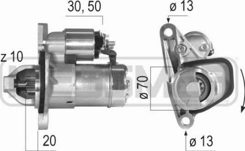 Messmer 220579A - Starter autospares.lv