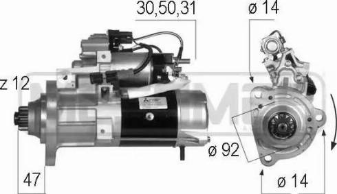 Messmer 220571 - Starter autospares.lv