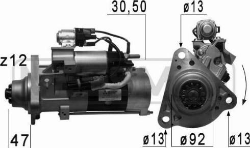 Messmer 220690A - Starter autospares.lv