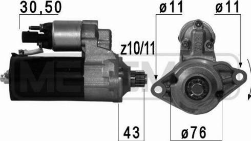 Messmer 220698A - Starter autospares.lv