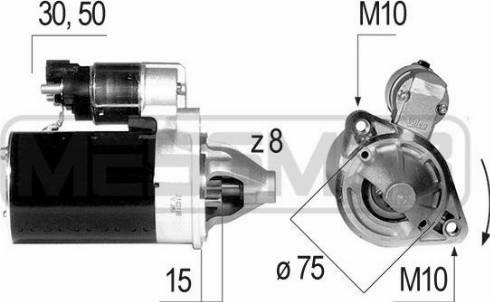 Messmer 220644A - Starter autospares.lv