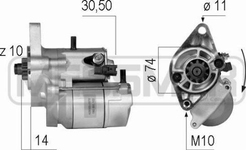 Messmer 220602A - Starter autospares.lv