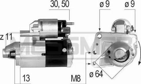 Messmer 220638 - Starter autospares.lv