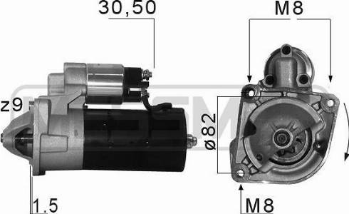 Messmer 220679A - Starter autospares.lv