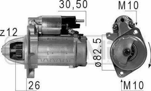 Messmer 220671 - Starter autospares.lv