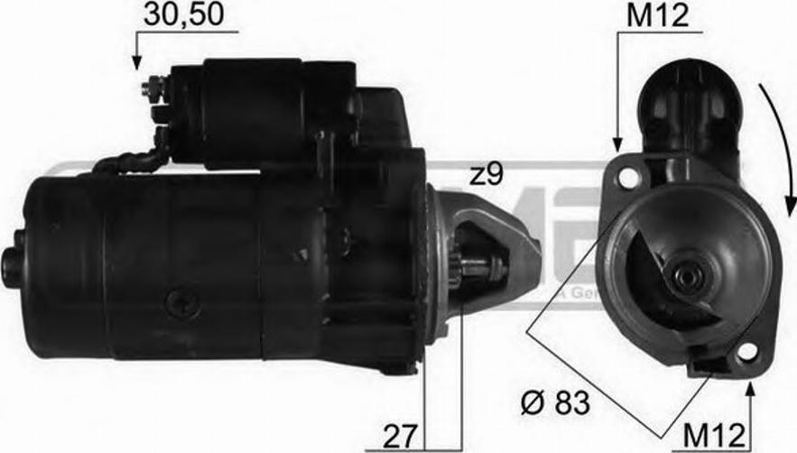 Messmer 220096 - Starter autospares.lv