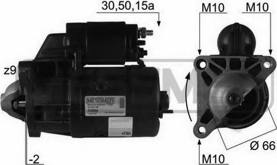 Messmer 220098 - Starter autospares.lv