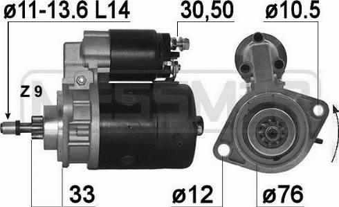 Messmer 220092A - Starter autospares.lv