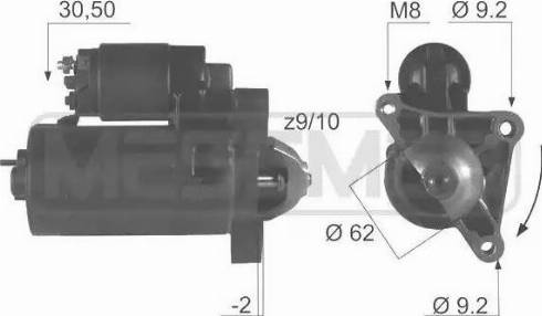 Messmer 220044 - Starter autospares.lv