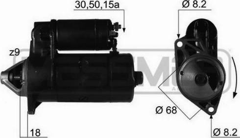 Messmer 220042R - Starter autospares.lv