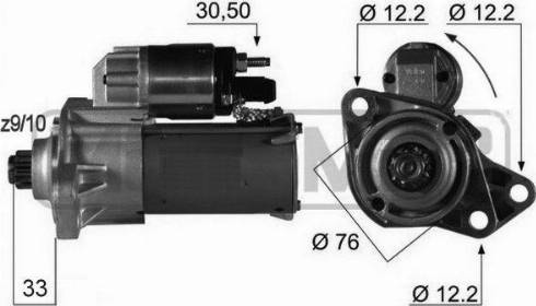 Messmer 220056A - Starter autospares.lv