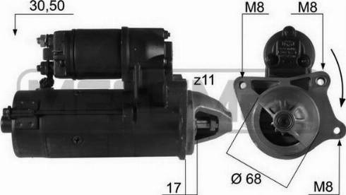 Messmer 220063R - Starter autospares.lv