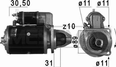 Messmer 220006A - Starter autospares.lv