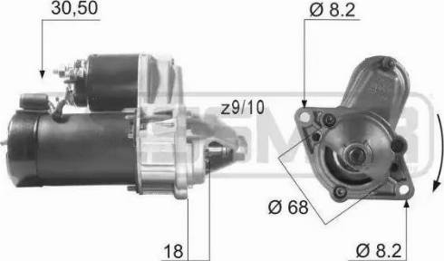 Messmer 220001 - Starter autospares.lv