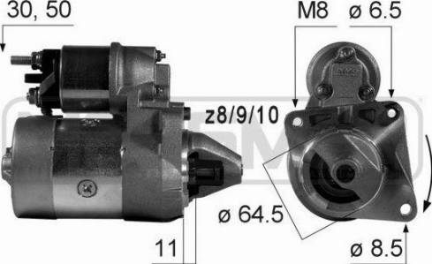 Messmer 220014A - Starter autospares.lv