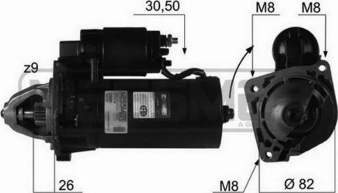 Messmer 220081R - Starter autospares.lv