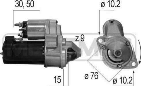 Messmer 220087A - Starter autospares.lv