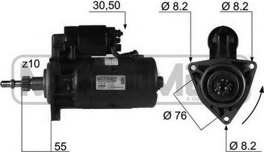 Messmer 220035 - Starter autospares.lv