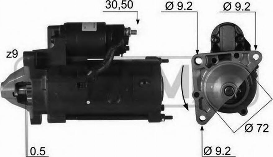 Messmer 220031 - Starter autospares.lv