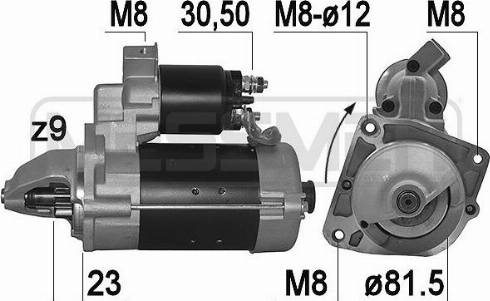 Messmer 220033A - Starter autospares.lv