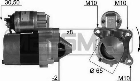 Messmer 220023A - Starter autospares.lv