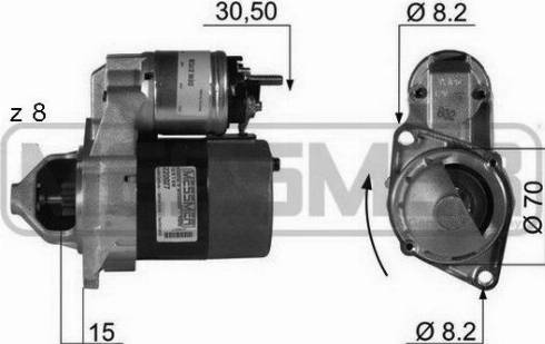 Messmer 220027A - Starter autospares.lv