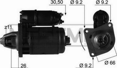 Messmer 220075R - Starter autospares.lv