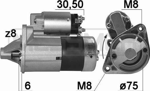 Messmer 220194R - Starter autospares.lv