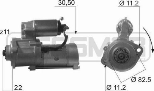 Messmer 220195A - Starter autospares.lv