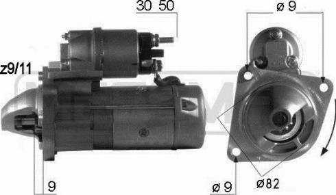 Messmer 220155R - Starter autospares.lv