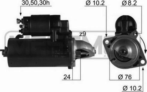 Messmer 220169A - Starter autospares.lv