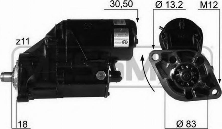 Messmer 220103 - Starter autospares.lv