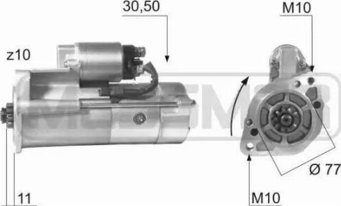 Messmer 220115 - Starter autospares.lv