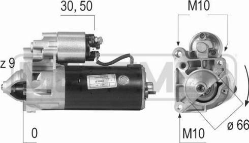 Messmer 220116A - Starter autospares.lv