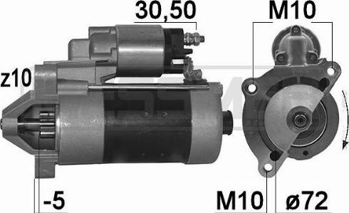 Messmer 220117A - Starter autospares.lv