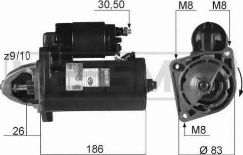 Messmer 220185 - Starter autospares.lv