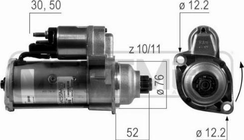 Messmer 220180A - Starter autospares.lv