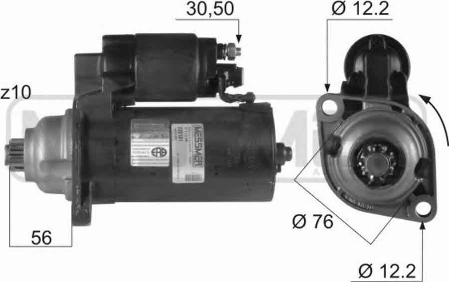 Messmer 220181 - Starter autospares.lv