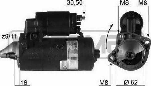 Messmer 220139R - Starter autospares.lv