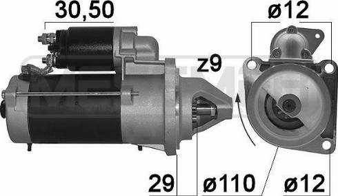 Messmer 220858A - Starter autospares.lv