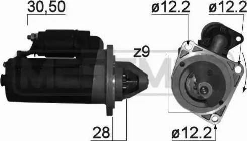 Messmer 220858 - Starter autospares.lv