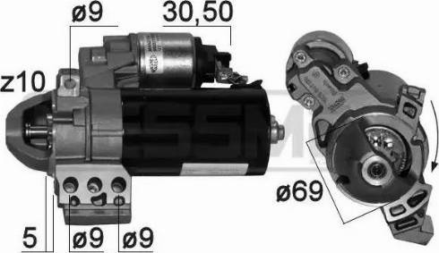 Messmer 220869 - Starter autospares.lv