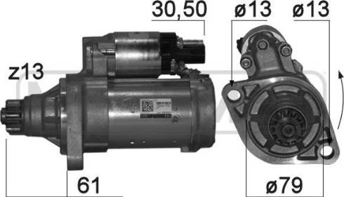 Messmer 220864A - Starter autospares.lv