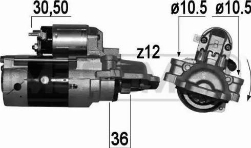 Messmer 220866 - Starter autospares.lv