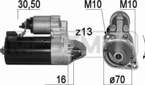 Messmer 220868 - Starter autospares.lv