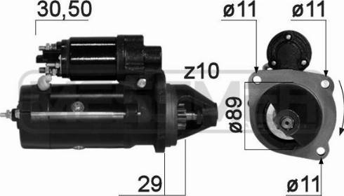 Messmer 220814A - Starter autospares.lv