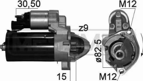 Messmer 220870 - Starter autospares.lv